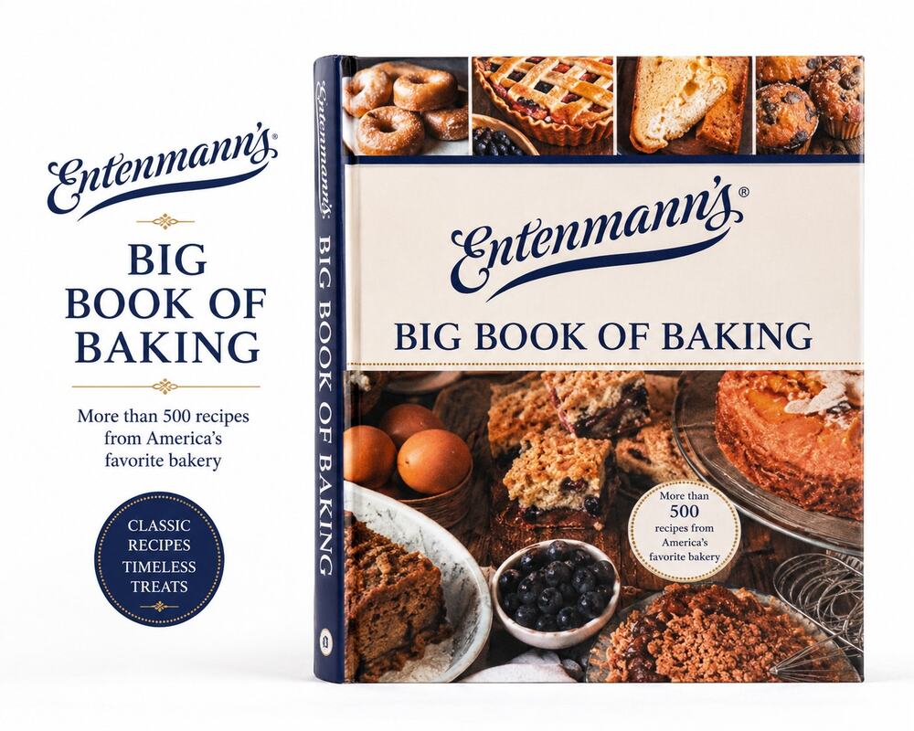 Entenmann's Big Book of Baking Hardcover Cookbook Recipes Desserts Bread Cakes